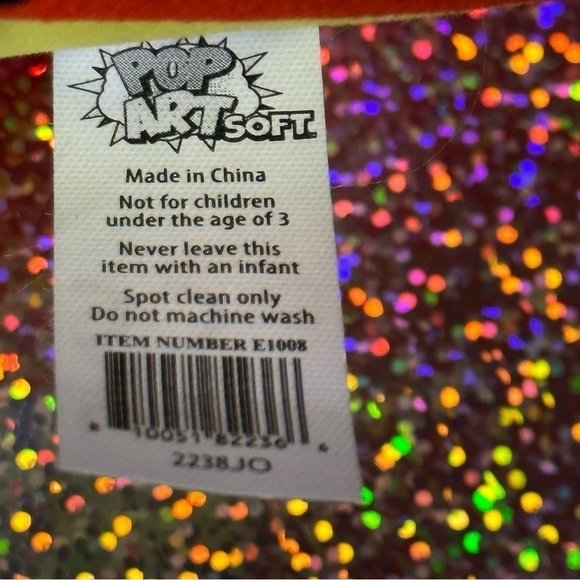 Pop Art Soft 16" Plush Elephant MAMMOTH CORNELIUS Popcorn NEW - Picture 5 of 9